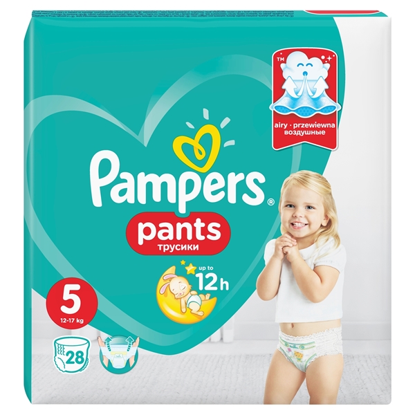 Εικόνα από Pampers pants No 5 (12-18kg) συσκ.28 τεμαχίων vp