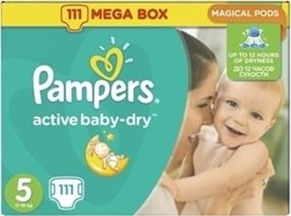 Εικόνα από Pampers active baby dry No5 (11-18kg) συσκ.111τεμ mp