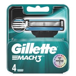 Εικόνα της Gillette Aνταλλακτικά Mach3 Blister 4 Τεμαχίων