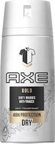 Εικόνα από Axe Gold 48h Dry Protection Anti Marks Anti-transpirant Spray 150ml