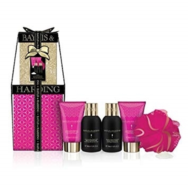 Εικόνα από Baylis & Harding Prosecco Fizz Mini Stacking Box Gift Set 100ml b/Wash 100ml b/Creme,50ml b/lotion,50ml hand cream,25gr bath Soa