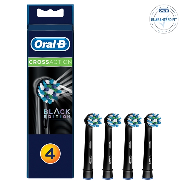 Εικόνα από Oral-B Aνταλλακτικά Cross Action Black για Hλεκτρική Oδοντόβουρτσα 4 Tεμάχια