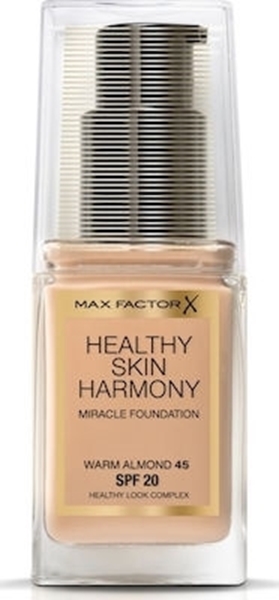 Εικόνα από Max Factor  Healthy Skin Harmony 30ml Foundation 45 Warm Almond