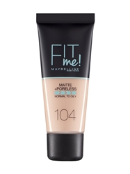 Εικόνα της Maybelline Fit Me Matte & Poreless Foundation 104 Soft Ivory 30ml