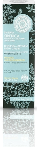 Εικόνα από Natura Siberica Sophora Japonica Night Cream Balance and Regeneration for Oily And Combination Skin 50ml