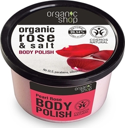 Εικόνα της Natura Siberica Organic Shop Body Polish Rose and Salt 250ml