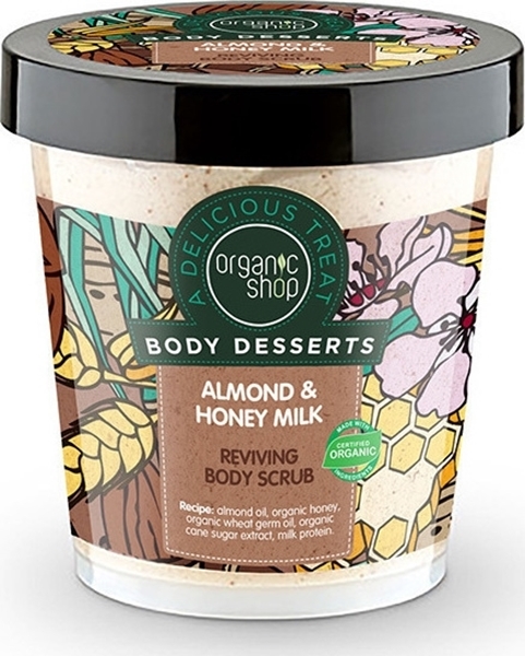 Εικόνα από Natura Siberica Organic Shop Body Desserts Almond & Honey Milk Reviving Body Scrub 450ml