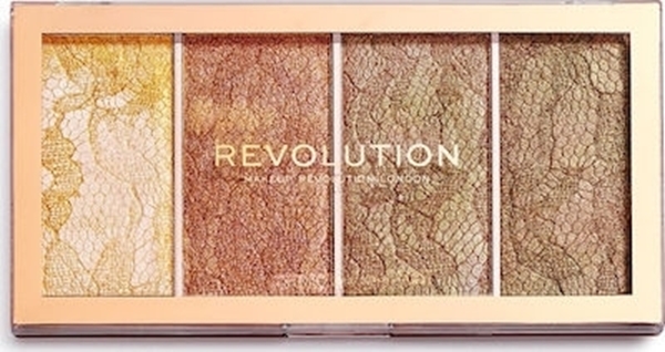 Εικόνα από Revolution Beauty Vintage Lace Highlighter Palette 5gr