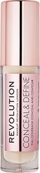 Εικόνα της Revolution Beauty Conceal & Define Concealer C1 4gr