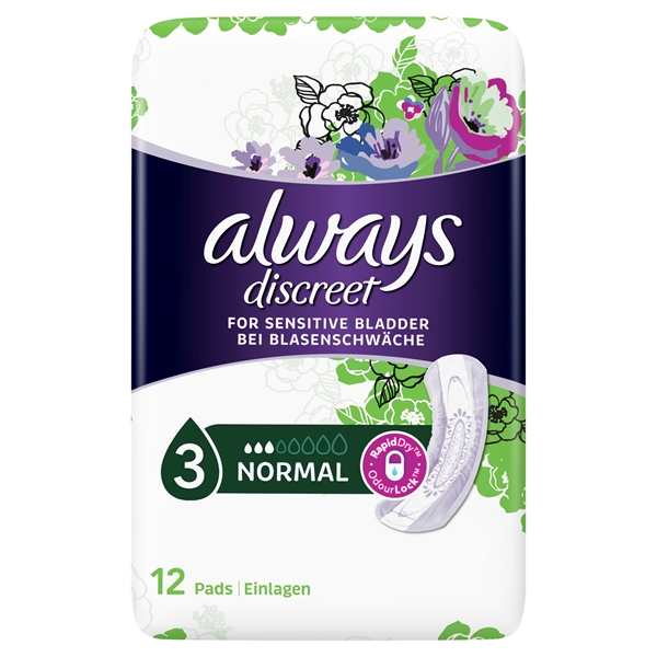 Εικόνα από Always Discreet Pads Normal 12 Tεμαχίων