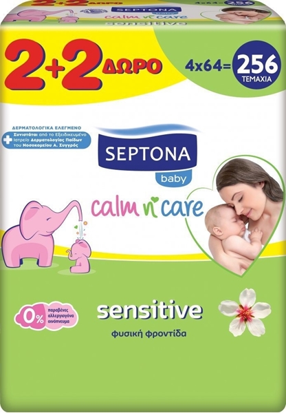 Εικόνα από Septona Calm N' Care Sensitive 4x64τμχ
