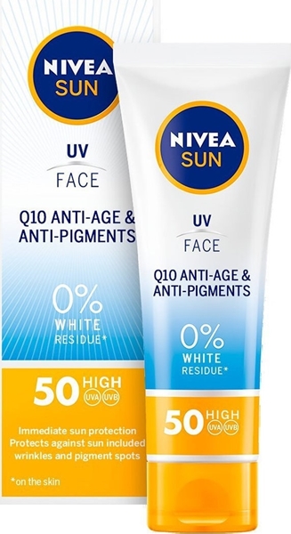 Εικόνα από Nivea UV Face Cream Κατά της Πρόωρης Γήρανσης και των Πανάδων SPF50 50mll