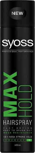 Εικόνα από Syoss Hair Spray Max Hold 400ml N5