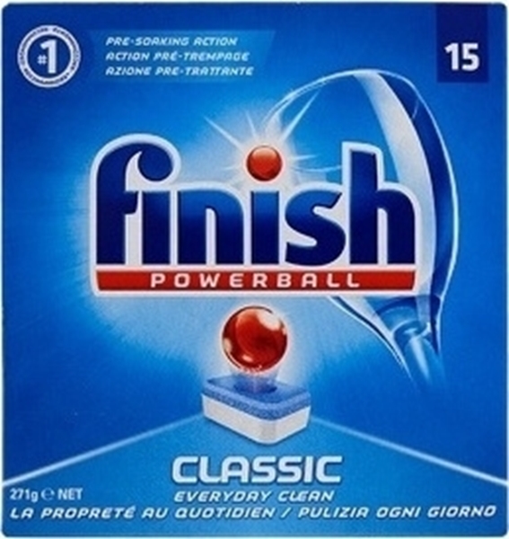 Εικόνα από Finish Powerball Classic 15 Κάψουλες Πλυντηρίου Πιάτων