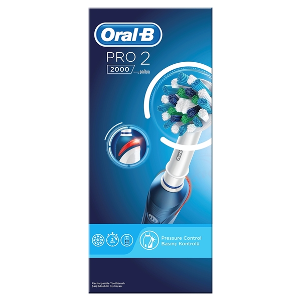 Εικόνα από Oral-B Eπαναφορτιζόμενη Oδοντόβουρτσα Pro 2000 Box