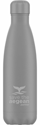 Εικόνα της Estia Travel Flask Save The Aegean Grey Matte 0.5lt