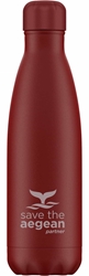 Εικόνα της Estia Travel Flask Save The Aegean Red Matte 0.5lt