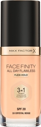 Εικόνα της Max Factor Facefinity All Day Flawless Foundation 33 Crystal Beige 30ml