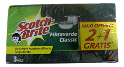 Εικόνα της Scotch Brite Σετ Σφουγγάρια Κουζίνας Classic 3τμχ