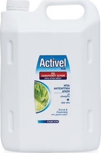 Εικόνα από Farcom Activel Plus Gel Καθαρισμού Χεριών 4L Ήπια Αντισηπτική Δράση