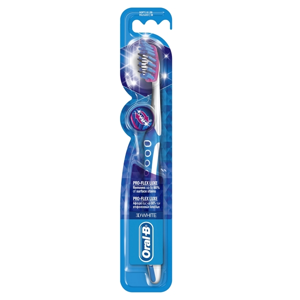 Εικόνα από Oral-B White Pro Flex 38 Soft Οδοντόβουρτσα Μαλακή για Λευκά Δόντια, 1τεμ