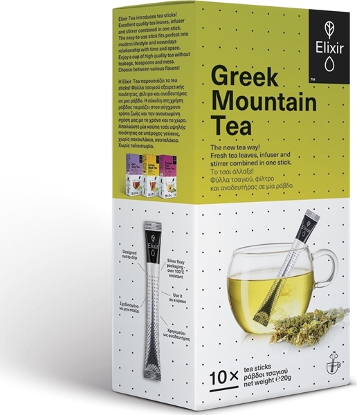 Εικόνα από Elixir Tea Greek Mountain 18 Ράβδοι X 1.8gr