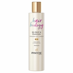 Εικόνα της Pantene Hair Biology Shampoo Defrizz & Illuminate Shampoo Σαμπουάν για τα Θαμπά Μαλλιά 250ml