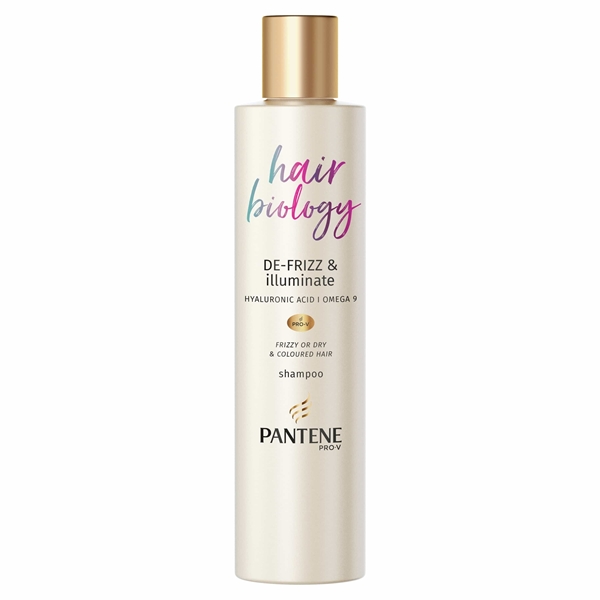 Εικόνα από Pantene Hair Biology Shampoo Defrizz & Illuminate Shampoo Σαμπουάν για τα Θαμπά Μαλλιά 250ml