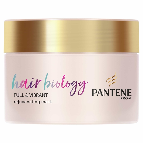 Εικόνα από Pantene Hair Biology Full & Vibrant Mask Μάσκα Μαλλιών για Αραιωμένα & Χρωματιστά Μαλλιά 160ml