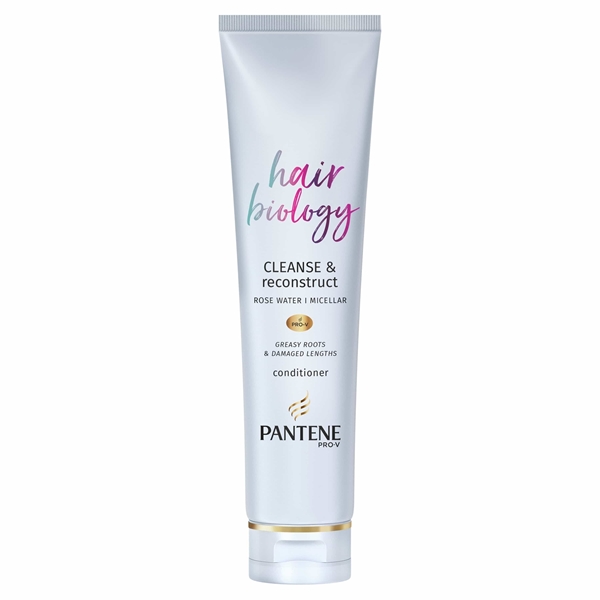 Εικόνα από Pantene Hair Biology Cleanse & Reconstruct Conditioner για Λιπαρές Ρίζες & Επανόρθωση Μαλλιών 160ml