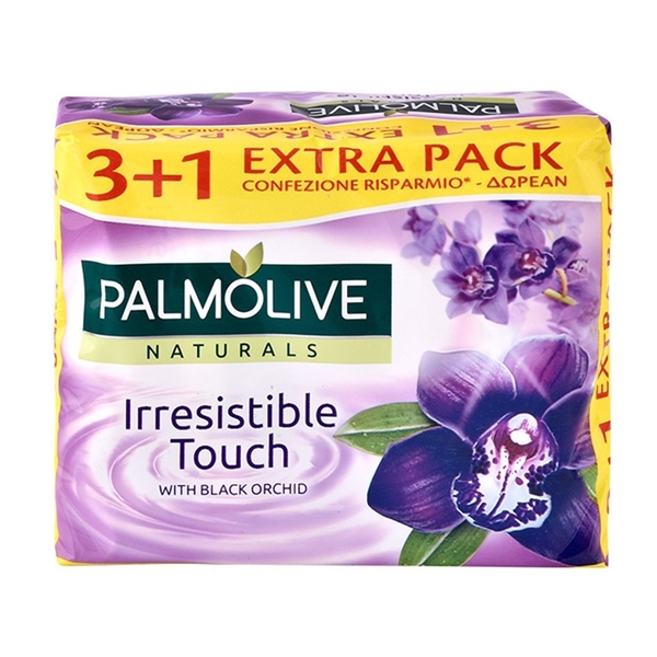 Εικόνα από Palmolive Naturals Soap Black Orchid (3+1Δώρο) 4x90gr