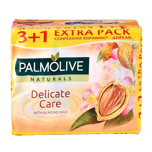 Εικόνα από Palmolive Naturals Almond Milk Soap (3+1Δώρο) 4x90gr