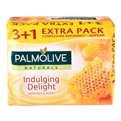Εικόνα της Palmolive Naturals Naturals Milk & Honey Soap (3+1Δώρο) 4x90gr