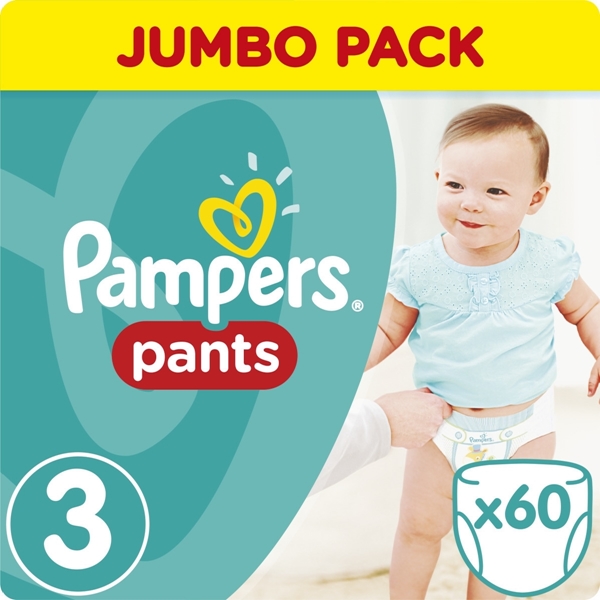 Εικόνα από Pampers pants No3 (6-11kg) συσκ.60 τεμ.jumbo