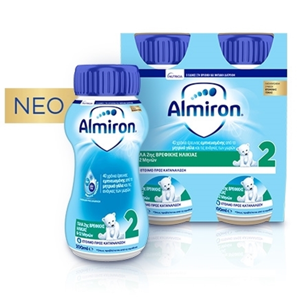Εικόνα από Almiron 2 Βρεφικό Γάλα Από 6-12 Μηνών 4X200ml