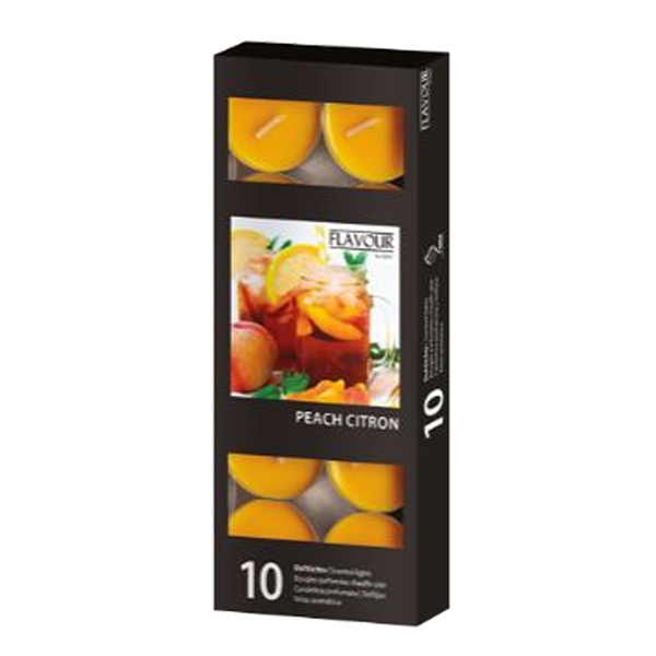 Εικόνα από Αρωματικά Ρεσώ Flavour 10 Τεμαχίων Peach-Citron