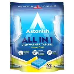 Εικόνα της Astonish Ταμπλέτες Πλυντηρίου Πίατων 42 Τμχ