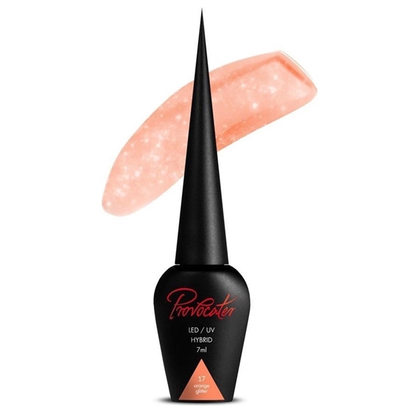 Εικόνα από Provocater-Gel Polish Led/Uv-17 Orange Glitter 7ml