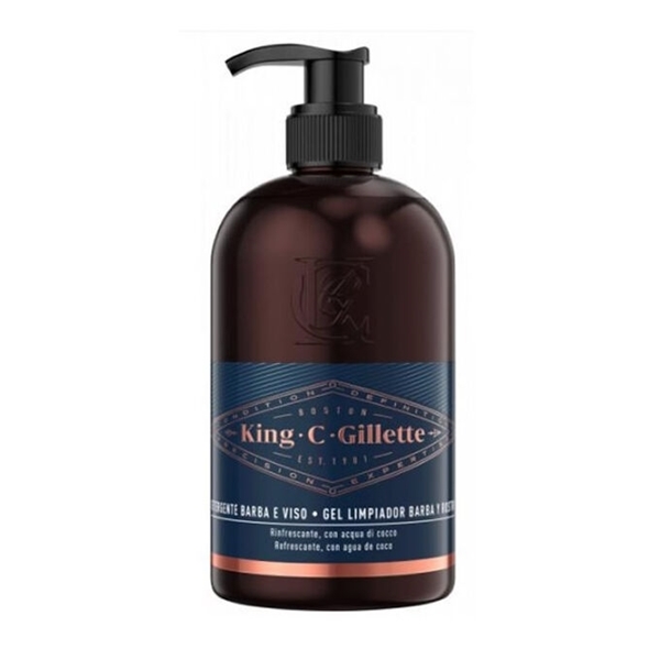 Εικόνα από Gillette King  Beard & Face Wash Gel Τζελ Καθαρισμού για Πρόσωπο & Γένια 350ml