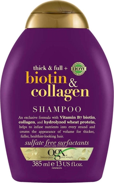Εικόνα από Ogx Thick & Full Biotin & Collagen Shampoo 385ml