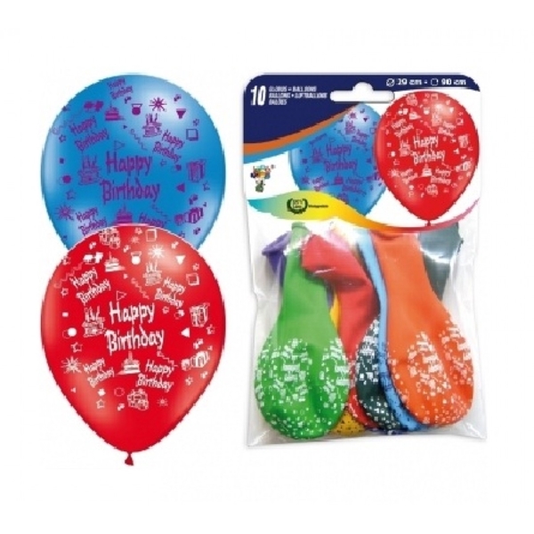 Εικόνα από Happy Birthday Μπαλόνια 10 Τεμάχια