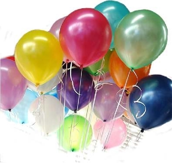 Εικόνα από Happy House Μπαλόνια Μεταλιζέ Χρωματιστά 10 Τεμαχίων