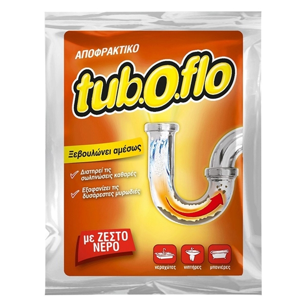 Εικόνα από Tuboflo Αποφρακτικό με Ζεστό Νερό Σκόνη 60gr