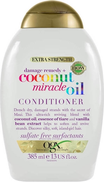 Εικόνα από Ogx Damage Remedy + Coconut Miracle Oil Conditioner 385ml