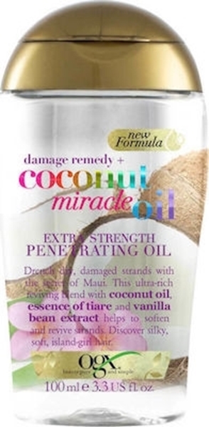 Εικόνα από Ogx Damage Remedy + Coconut Miracle Oil Extra Strength Penetrating Oil 100ml