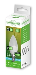 Εικόνα της Cleverplanet Κερί Led 5W/Ε14 Ψυχρό Φως