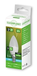 Εικόνα της Cleverplanet Κερί Led 7W/Ε14 Ψυχρό Φως