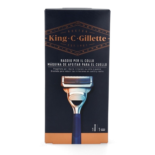 Εικόνα από Gillette King Ξυριστική Μηχανή με Ένα Ανταλλακτικό