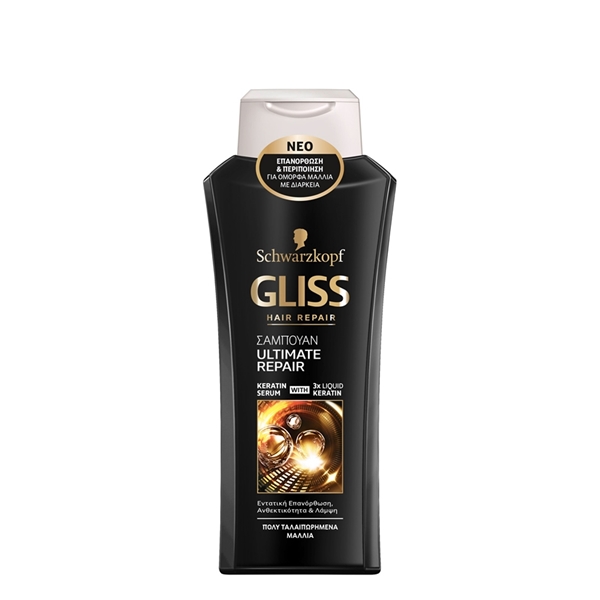Εικόνα από Schwarzkopf Gliss Hair Repair with Liquid Keratin Ultimate Repair Shampoo 400ml