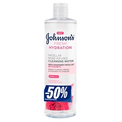 Εικόνα της Johnson & Johnson Fresh Hydration Micellar Rose-Infused Cleansing Water 400ml